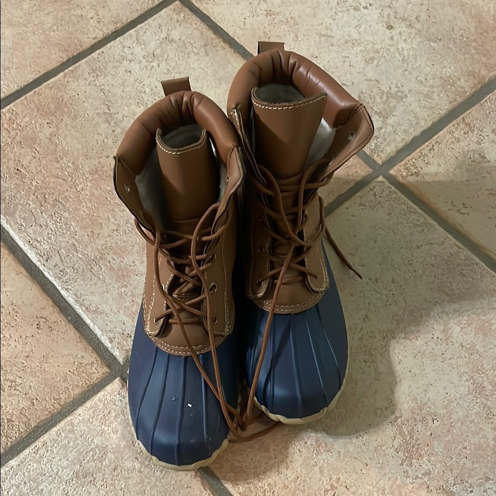 Outwoods Brown and Blue Outdoor Boots